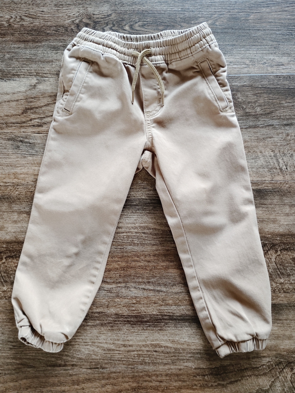Old Navy Beige Elastic-Waist Kids Joggers
